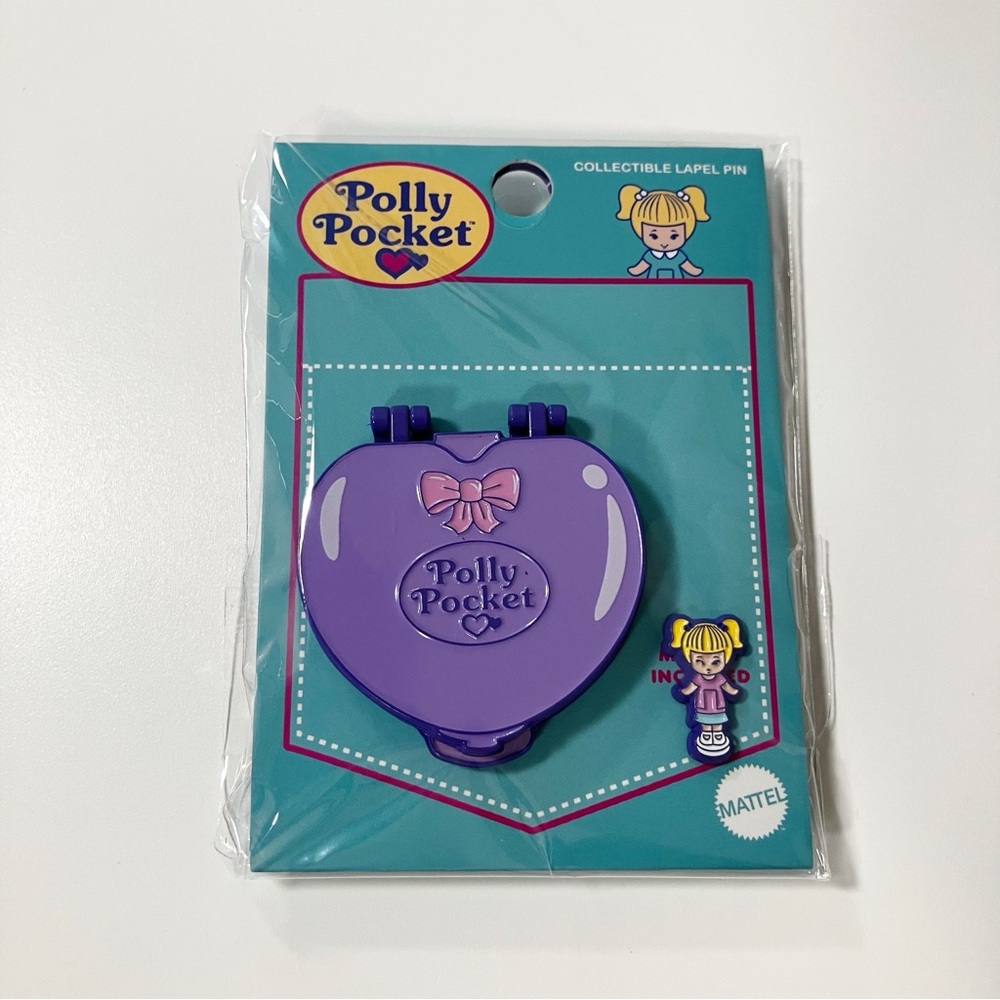 🌸 Polly Pocket | Purple Compact Pin